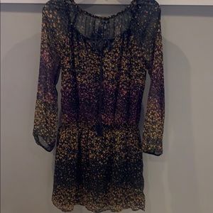 🔥Sheer black floral Jessica Simpson Dress